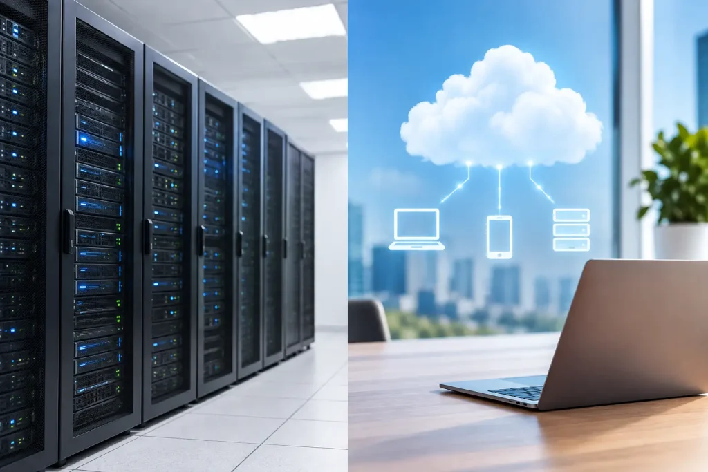 On Premise Server Versus Cloud for Business
